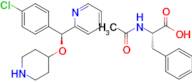 (S)-2-((4-Chlorophenyl)(piperidin-4-yloxy)methyl)pyridine (S)-2-acetamido-3-phenylpropanoate