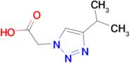 2-(4-Isopropyl-1H-1,2,3-triazol-1-yl)acetic acid