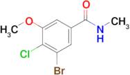 3-Bromo-4-chloro-5-methoxy-N-methylbenzamide