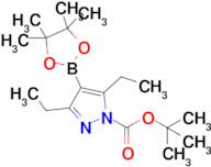 tert-Butyl 3,5-diethyl-4-(4,4,5,5-tetramethyl-1,3,2-dioxaborolan-2-yl)-1H-pyrazole-1-carboxylate