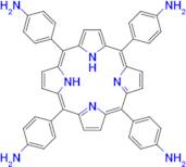 4-[7,12,17-tris(4-aminophenyl)-21,22,23,24-tetraazapentacyclo[16.2.1.1³,⁶.1⁸,¹¹.1¹³,¹⁶]tetracosa-1,3(24),4,6,8,10,12,14,16,18(21),19-undecaen-2-yl]aniline