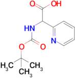 2-((tert-Butoxycarbonyl)amino)-2-(pyridin-2-yl)acetic acid