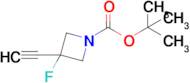 tert-Butyl 3-ethynyl-3-fluoroazetidine-1-carboxylate