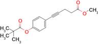 Methyl 5-(4-(pivaloyloxy)phenyl)pent-4-ynoate