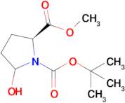 1-(tert-Butyl) 2-methyl (2S)-5-hydroxypyrrolidine-1,2-dicarboxylate