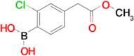 (2-Chloro-4-(2-methoxy-2-oxoethyl)phenyl)boronic acid