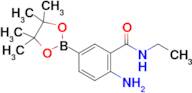 2-Amino-N-ethyl-5-(4,4,5,5-tetramethyl-1,3,2-dioxaborolan-2-yl)benzamide