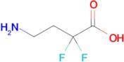 4-Amino-2,2-difluorobutanoic acid