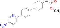 Methyl 2-((1r,4r)-4-(4-(5-aminopyridin-2-yl)phenyl)cyclohexyl)acetate