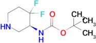 tert-Butyl (S)-(4,4-difluoropiperidin-3-yl)carbamate