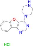 4-(Piperazin-1-yl)benzofuro[3,2-d]pyrimidine hydrochloride