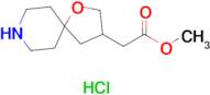 Methyl 2-(1-oxa-8-azaspiro[4.5]decan-3-yl)acetate hydrochloride