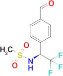 (S)-N-(2,2,2-Trifluoro-1-(4-formylphenyl)ethyl)methanesulfonamide