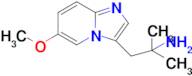 1-(6-Methoxyimidazo[1,2-a]pyridin-3-yl)-2-methylpropan-2-amine