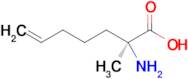 (S)-2-Amino-2-methylhept-6-enoic acid