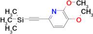 2,3-Dimethoxy-6-((trimethylsilyl)ethynyl)pyridine