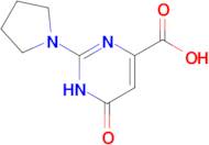 6-Oxo-2-(pyrrolidin-1-yl)-1,6-dihydropyrimidine-4-carboxylic acid