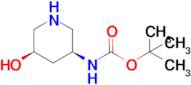 tert-Butyl ((3S,5R)-5-hydroxypiperidin-3-yl)carbamate