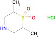 2,6-Dimethylthiomorpholine 1,1-dioxide hydrochloride