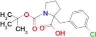 1-(tert-Butoxycarbonyl)-2-(3-chlorobenzyl)pyrrolidine-2-carboxylic acid