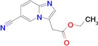 Ethyl 2-(6-cyanoimidazo[1,2-a]pyridin-3-yl)acetate