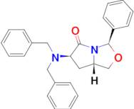 (3R,6R,7aS)-6-(Dibenzylamino)-3-phenyltetrahydro-3H,5H-pyrrolo[1,2-c]oxazol-5-one