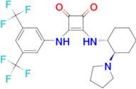 3-[[3,5-Bis(trifluoromethyl)phenyl]amino]-4-[[(1R,2R)-2-(1-pyrrolidinyl)cyclohexyl]amino]-3-cyclobutene-1,2-dione