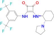 3-[[3,5-Bis(trifluoromethyl)phenyl]amino]-4-[[(1S,2S)-2-(1-pyrrolidinyl)cyclohexyl]amino]-3-cycl...