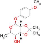 (3aR,4S,6S,7S,7aR)-4-(4-Methoxyphenoxy)-2,2,6-trimethyltetrahydro-4H-[1,3]dioxolo[4,5-c]pyran-7-ol