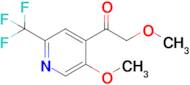 2-Methoxy-1-(5-methoxy-2-(trifluoromethyl)pyridin-4-yl)ethan-1-one