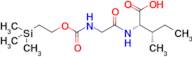 (2S,3S)-3-methyl-2-[2-({[2-(trimethylsilyl)ethoxy]carbonyl}amino)acetamido]pentanoic acid