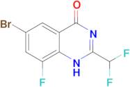 6-bromo-2-(difluoromethyl)-8-fluoro-1,4-dihydroquinazolin-4-one