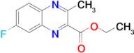 Ethyl 7-fluoro-3-methylquinoxaline-2-carboxylate