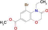 Methyl 5-bromo-4-ethyl-3-oxo-3,4-dihydro-2H-benzo[b][1,4]oxazine-7-carboxylate