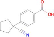 4-(1-Cyanocyclopentyl)benzoic acid