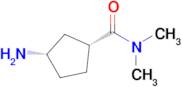 (1R,3S)-3-Amino-N,N-dimethylcyclopentane-1-carboxamide