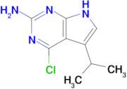 4-Chloro-5-isopropyl-7H-pyrrolo[2,3-d]pyrimidin-2-amine