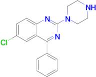 6-Chloro-4-phenyl-2-(piperazin-1-yl)quinazoline