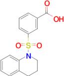 3-(1,2,3,4-tetrahydroquinoline-1-sulfonyl)benzoic acid