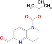 tert-Butyl 6-formyl-3,4-dihydro-1,5-naphthyridine-1(2H)-carboxylate