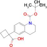 1-(1-(tert-Butoxycarbonyl)-1,2,3,4-tetrahydroquinolin-6-yl)cyclobutane-1-carboxylic acid