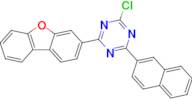 2-Chloro-4-(dibenzo[b,d]furan-3-yl)-6-(naphthalen-2-yl)-1,3,5-triazine