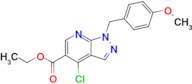 Ethyl 4-chloro-1-(4-methoxybenzyl)-1H-pyrazolo[3,4-b]pyridine-5-carboxylate