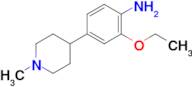 2-Ethoxy-4-(1-methylpiperidin-4-yl)aniline