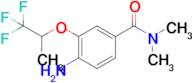 4-Amino-N,N-dimethyl-3-((1,1,1-trifluoropropan-2-yl)oxy)benzamide