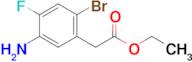 Ethyl 2-(5-amino-2-bromo-4-fluorophenyl)acetate