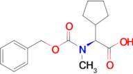 (S)-2-(((Benzyloxy)carbonyl)(methyl)amino)-2-cyclopentylacetic acid