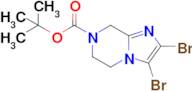 tert-Butyl 2,3-dibromo-5,6-dihydroimidazo[1,2-a]pyrazine-7(8H)-carboxylate