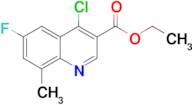 Ethyl 4-chloro-6-fluoro-8-methylquinoline-3-carboxylate