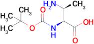 (2S,3S)-3-Amino-2-((tert-butoxycarbonyl)amino)butanoic acid